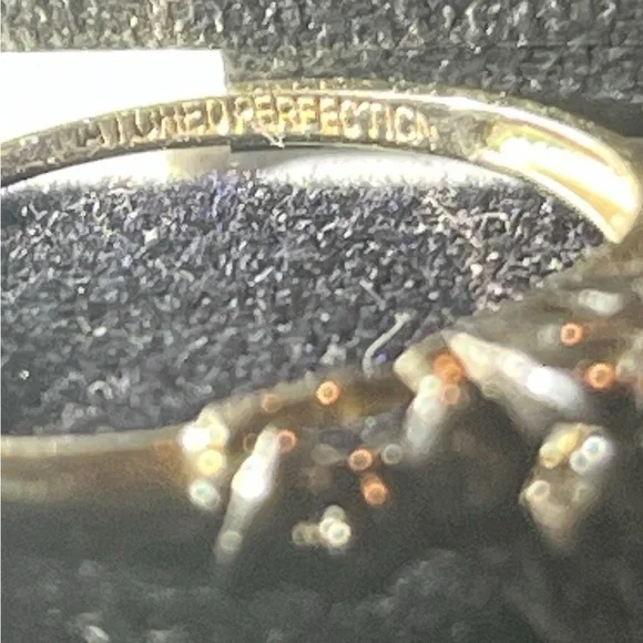 14K  Yellow and White gold  Super clear diamond - Picture 7 of 8